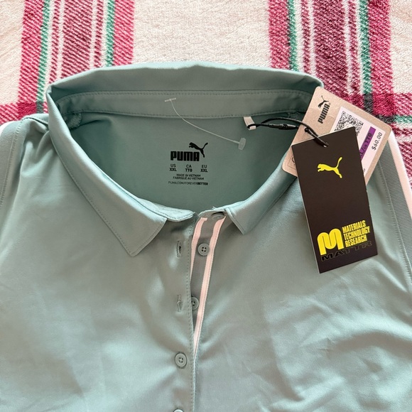 NWT PUMA TOP MOISTURE WICKING AND FAST DRYING STRECH COMFORT SIZE XXL - Picture 5 of 9